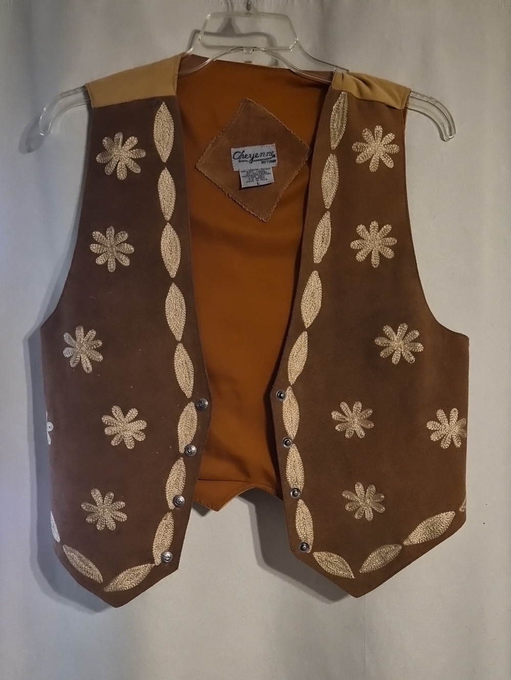 Vintage Western Embroidered Vest